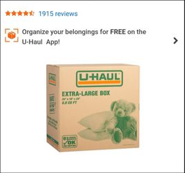 U-Haul Extra-Large Moving Box 24x18x24