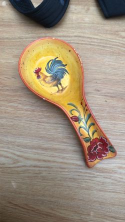 Chicken spoon rest