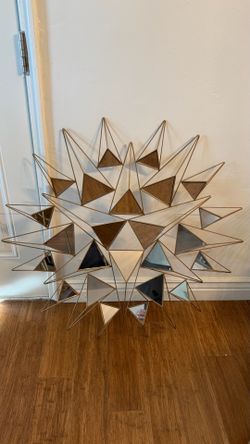 Star mirror wall decor