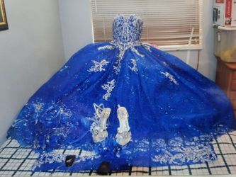 Blue Quinceanera Dress