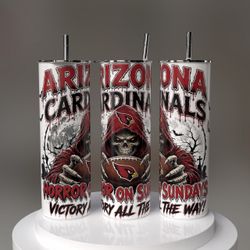Arizona Cardinals Football Tumbler
