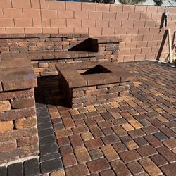 Fire Pit, Pavers 