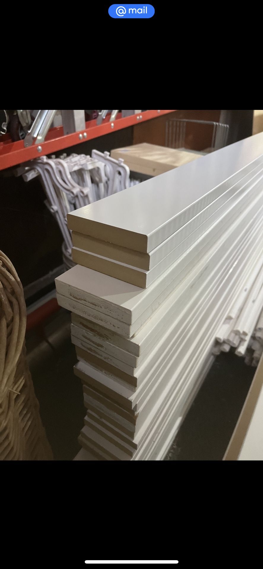 Primed MDF trim