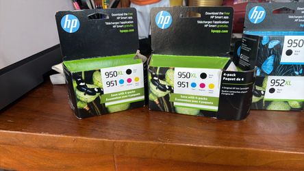 Unused HP Printer cartridges 950/951/952