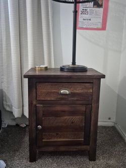 $20 if picked up today. 1 Rustic End Table