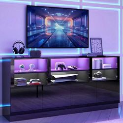 TV Stand With Led Lights