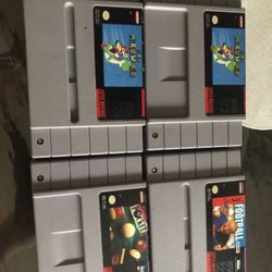 Super Nintendo games look in description