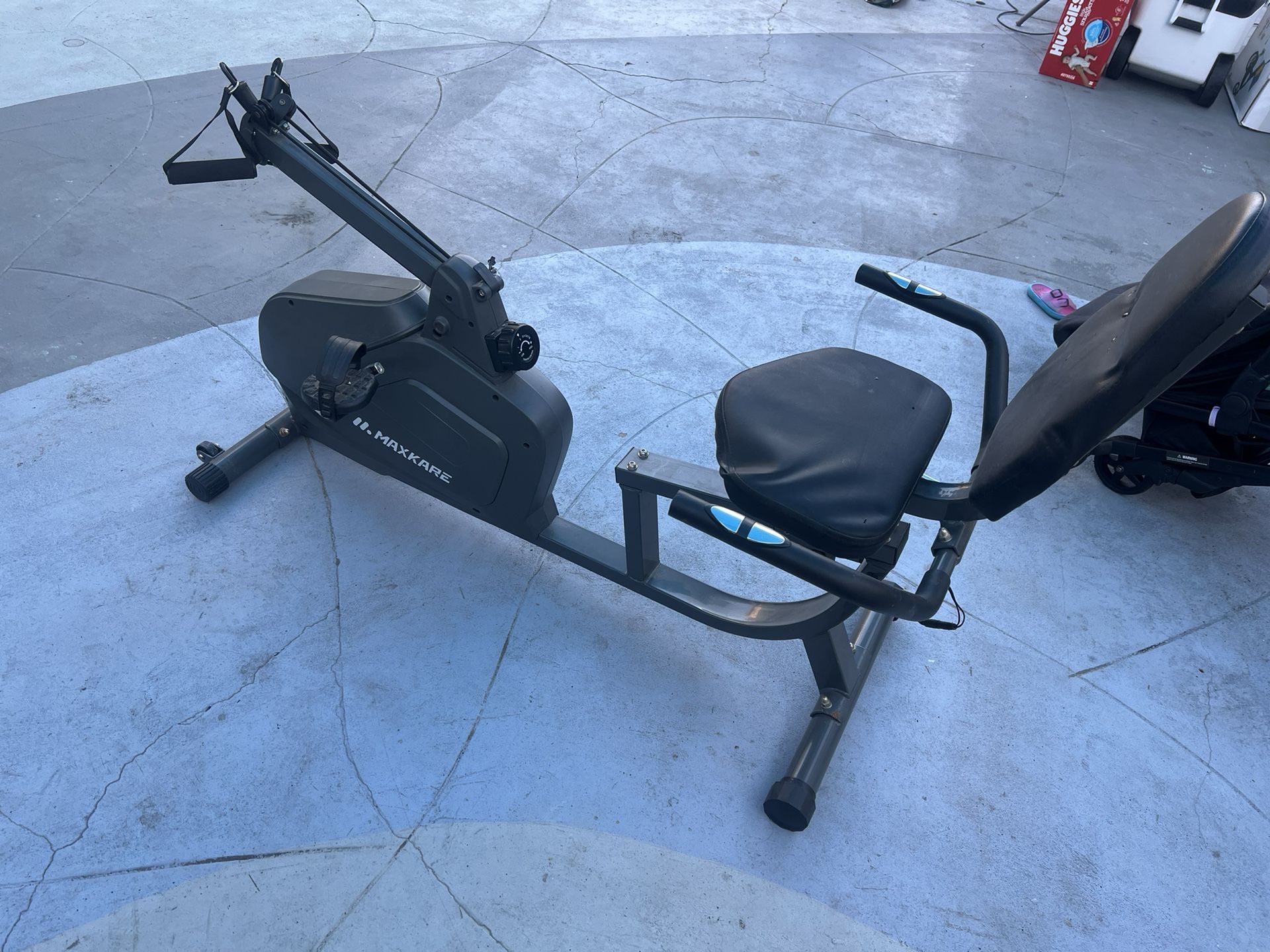 Maxkare Recumbent Bike Machine Rower Cycle Machine Workout