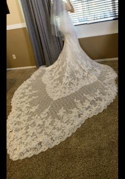 Enzoni dress with veil