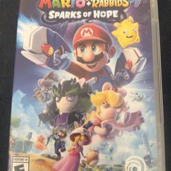 Nintendo switch Mario + rabbitds sparks of hope