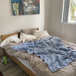 Solid Wood Queen Bed Frame