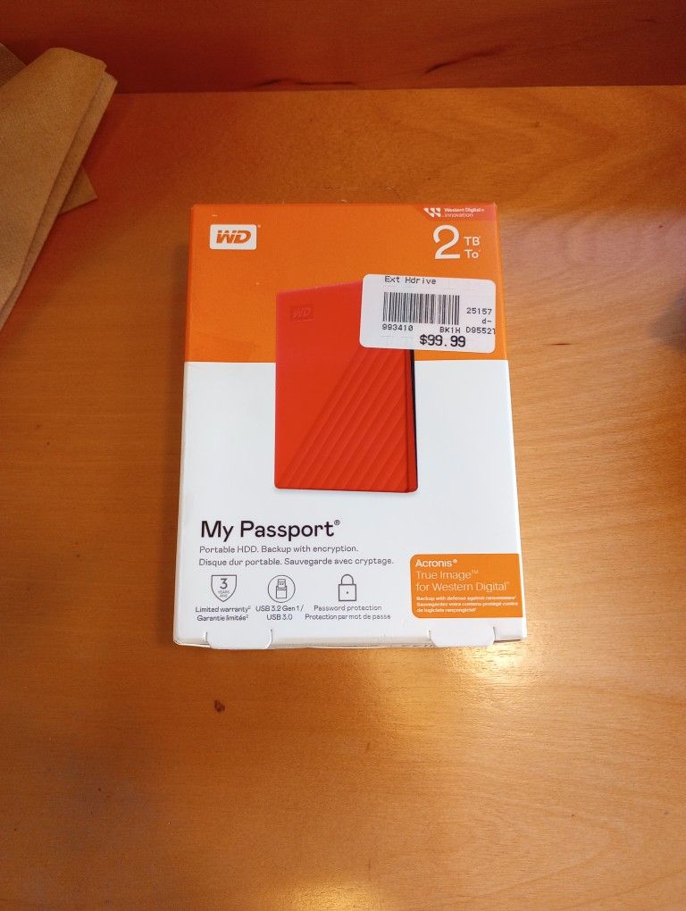 2TB My Passport HDD