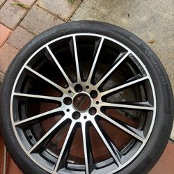 S580 Mercedes-Benz AMG 20” OEM Wheels – Clean Set – 2 Tires Included