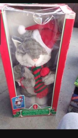 Christmas 1997 Elco Animated Display Figure Vintage Collectable Box 7