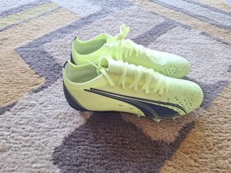 Puma Ultra Match FG/AG Lace-Up Green Soccer Cleats