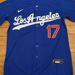 Blue Los Angeles Dodgers Road Shohei Ohtani Jersey