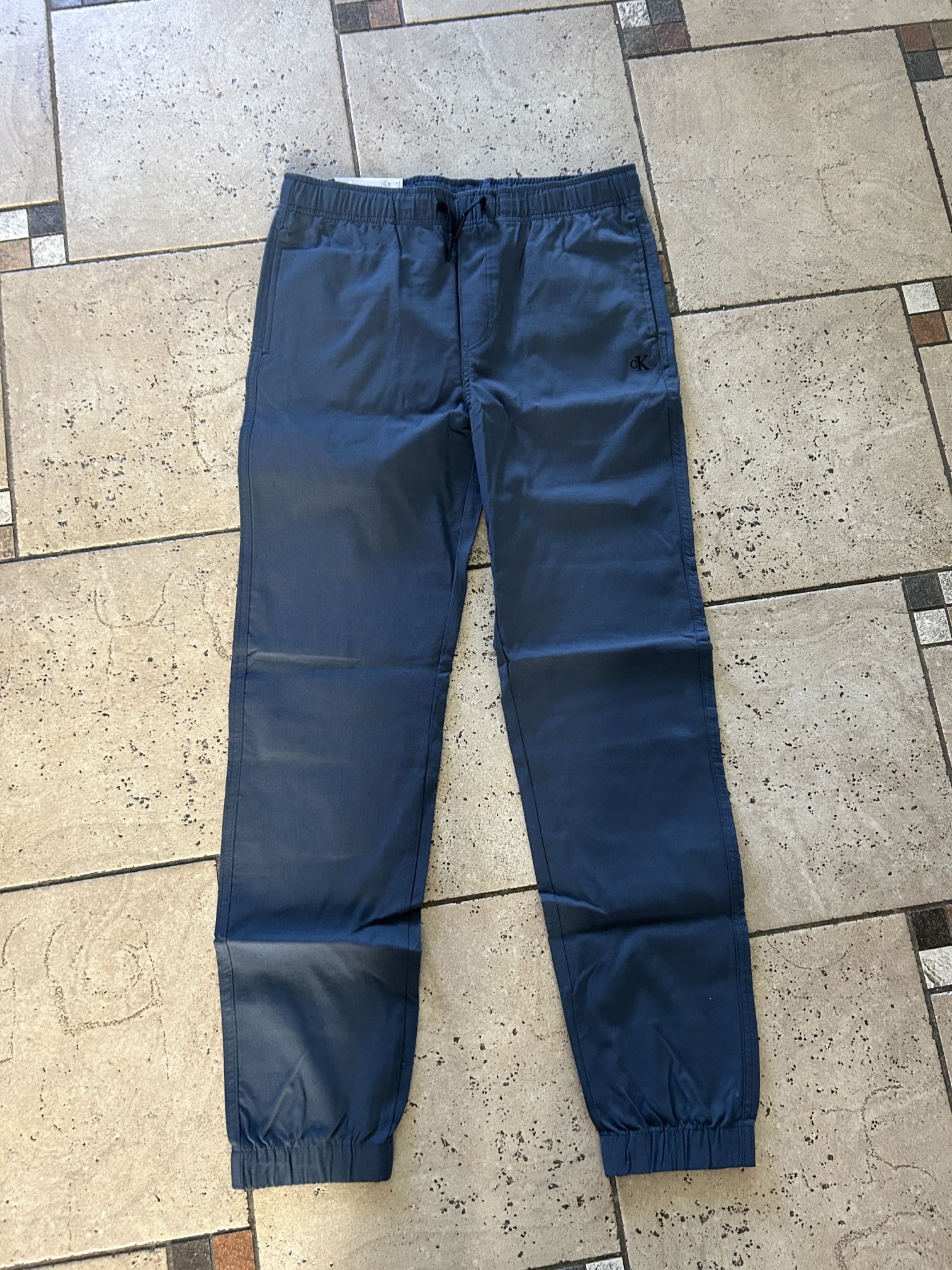 NWT Calvin Klein Jeans youth tech joggers blue Size XL 18/20