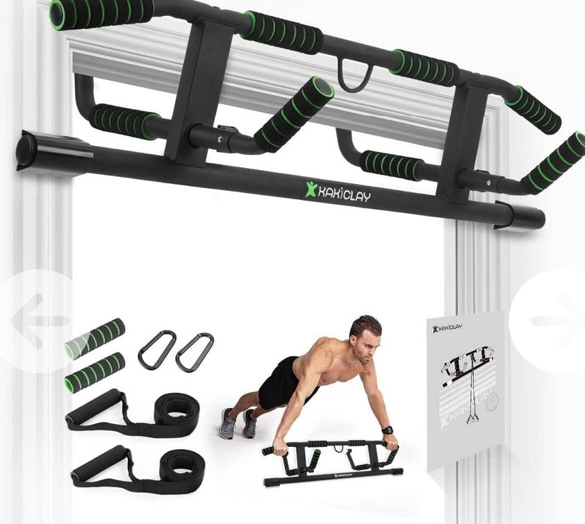 Upgrade Multi-Grip Pull Up Bar with Smart...