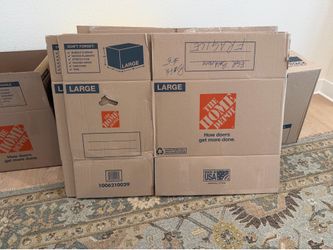 Free Moving Boxes – Large & Medium – Over 12 Boxes – Must Sell