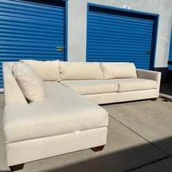 Apt2B Beige Sectional Couch 🛻Delivery Available🛻