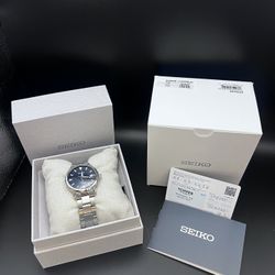 Seiko Prospex Alpinist Automatic Blue Stainless Steel Bracelet Watch 