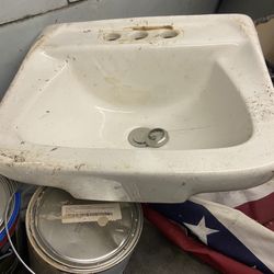 porcelain sink