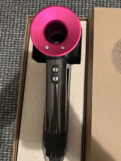 Dyson HD08 Supersonic Hair Dryer - Iron/Fuchsia - Opened, New | Fast Shipping