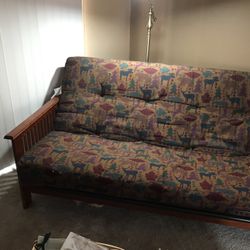 Futon Frame And Cushion