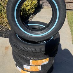 Brand new Travelstar UN106 All Season 155/80R13 79T Passenger Tire 155/80/13,White Wall 14mm(Tire Only) $70 Each