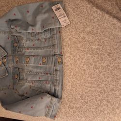 new toddler jean jacket size 3t 