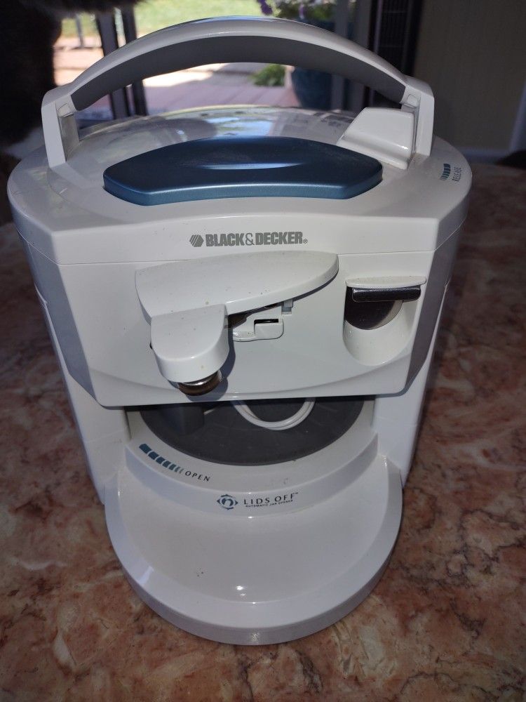 Black & Decker Lids Off JW400 “Open All” Electric Automatic Can & Jar Opener