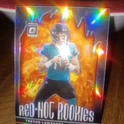 Trevor Lawrence Optics Silver Red Hog Rookies