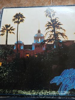 Eagles Hotel California Vinyl Record 12.00. Firm