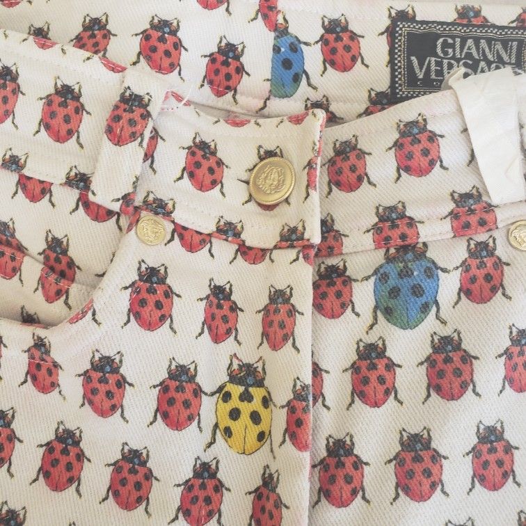 Rare Versace Ladybug Jeans 90s