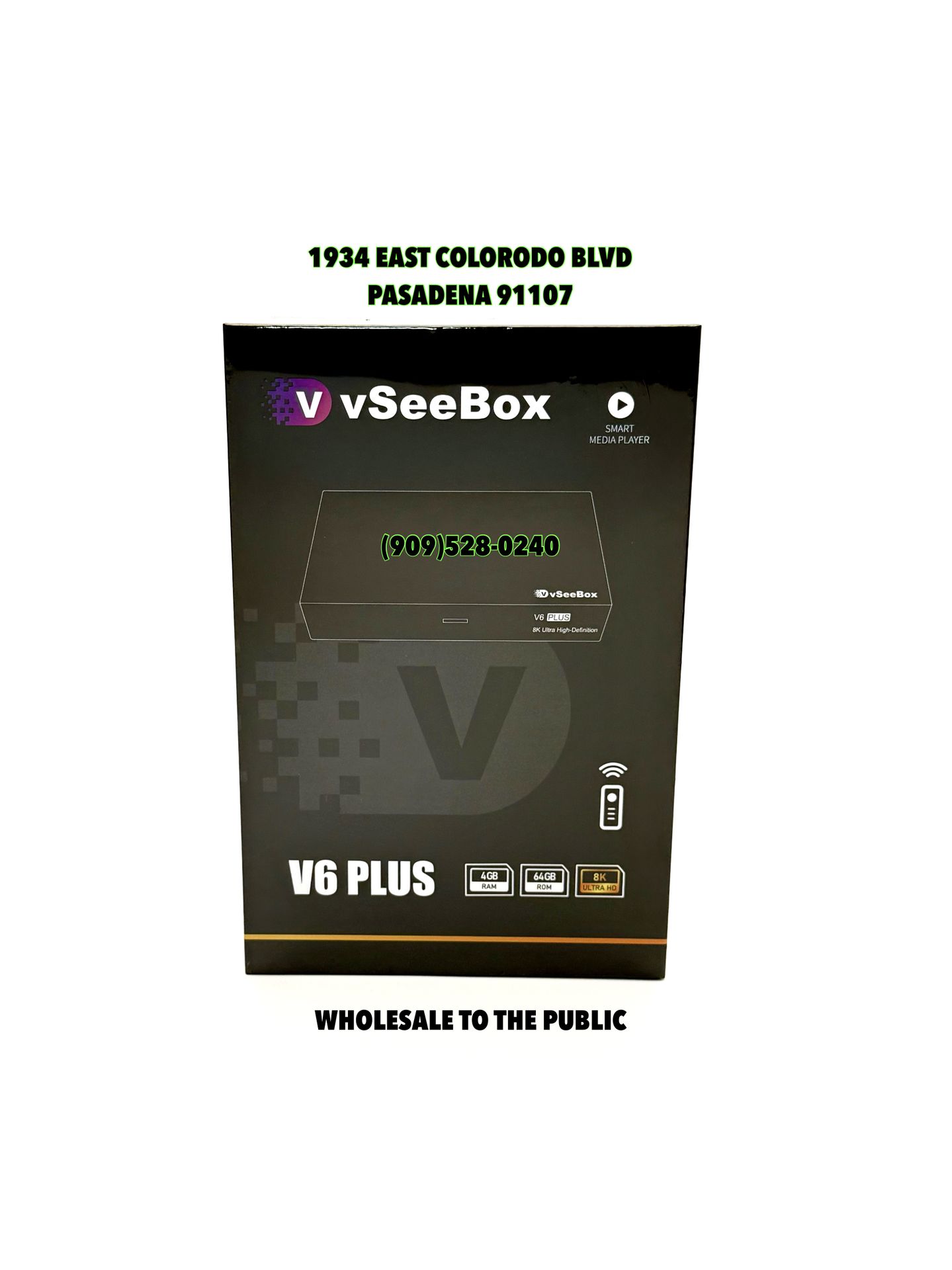 VSEEBOX V6PLUS V6MAX IN STOC K