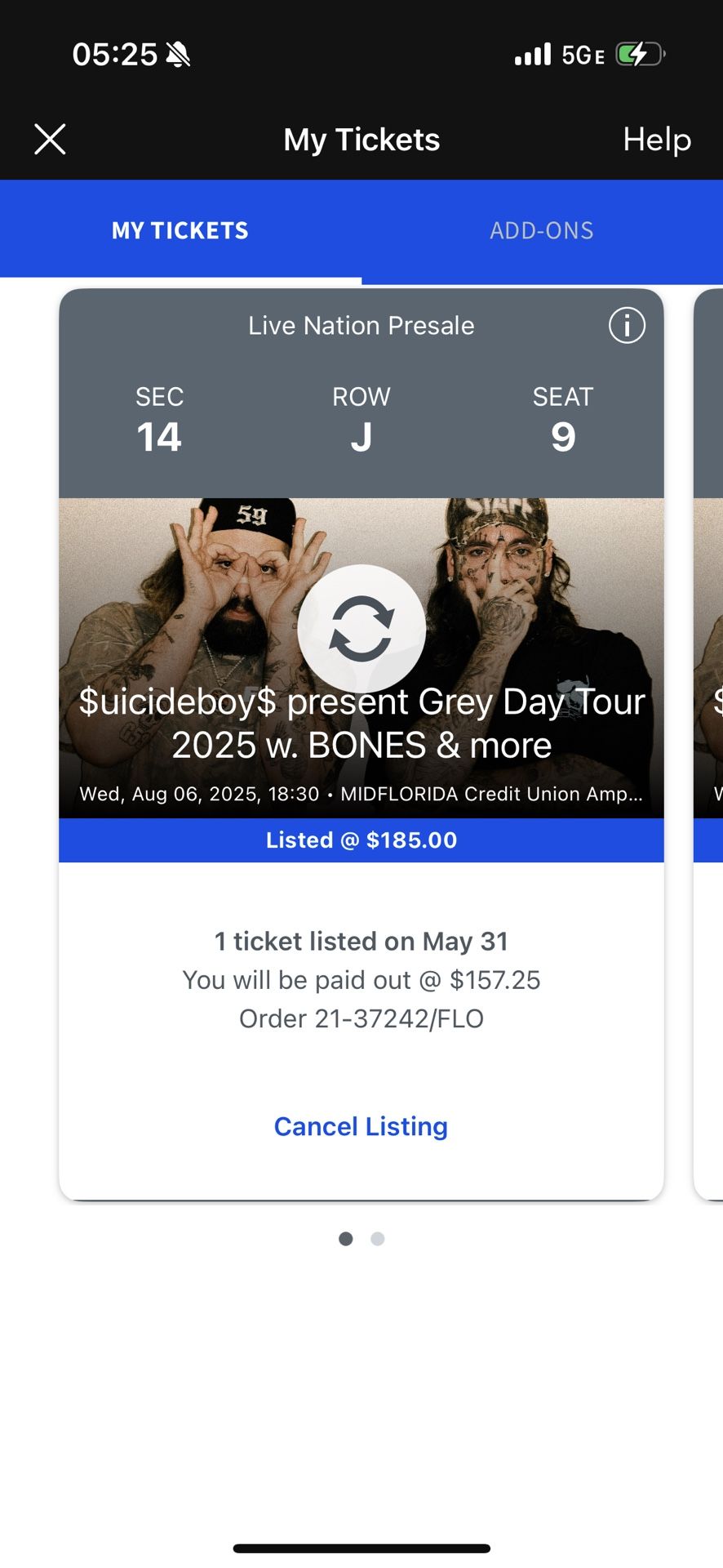 Grey Day Tour 2025 $uicideboy$