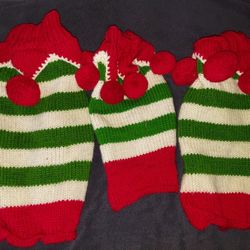 Chilly Dog Elf Dog Sweaters 2 Medium 1 Small $20 Each