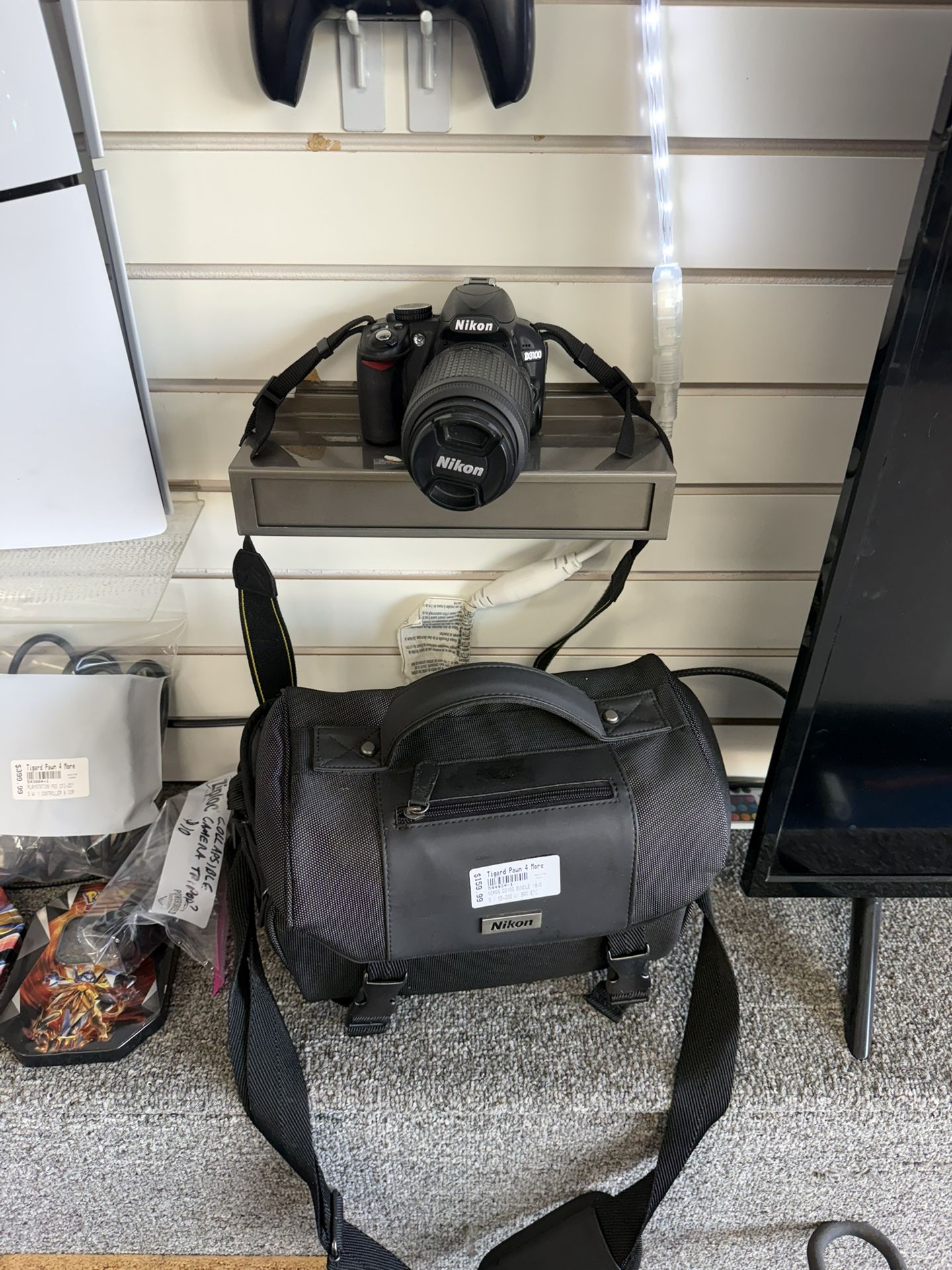 Nikon D3-00 Bundle W/ 18-55mm/55-200mm Lens And Bag