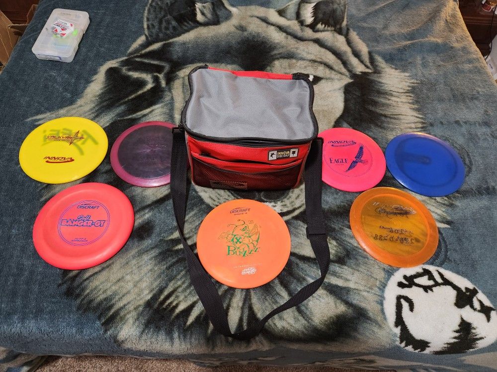 Disc Golf Set with Sholder Strap Case