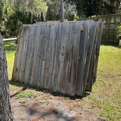 Used Wood Fence 