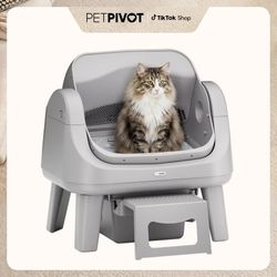 🔥 Brand NEW – PetPivot AutoScooper 12 Lite Self-Cleaning Cat Litter Box