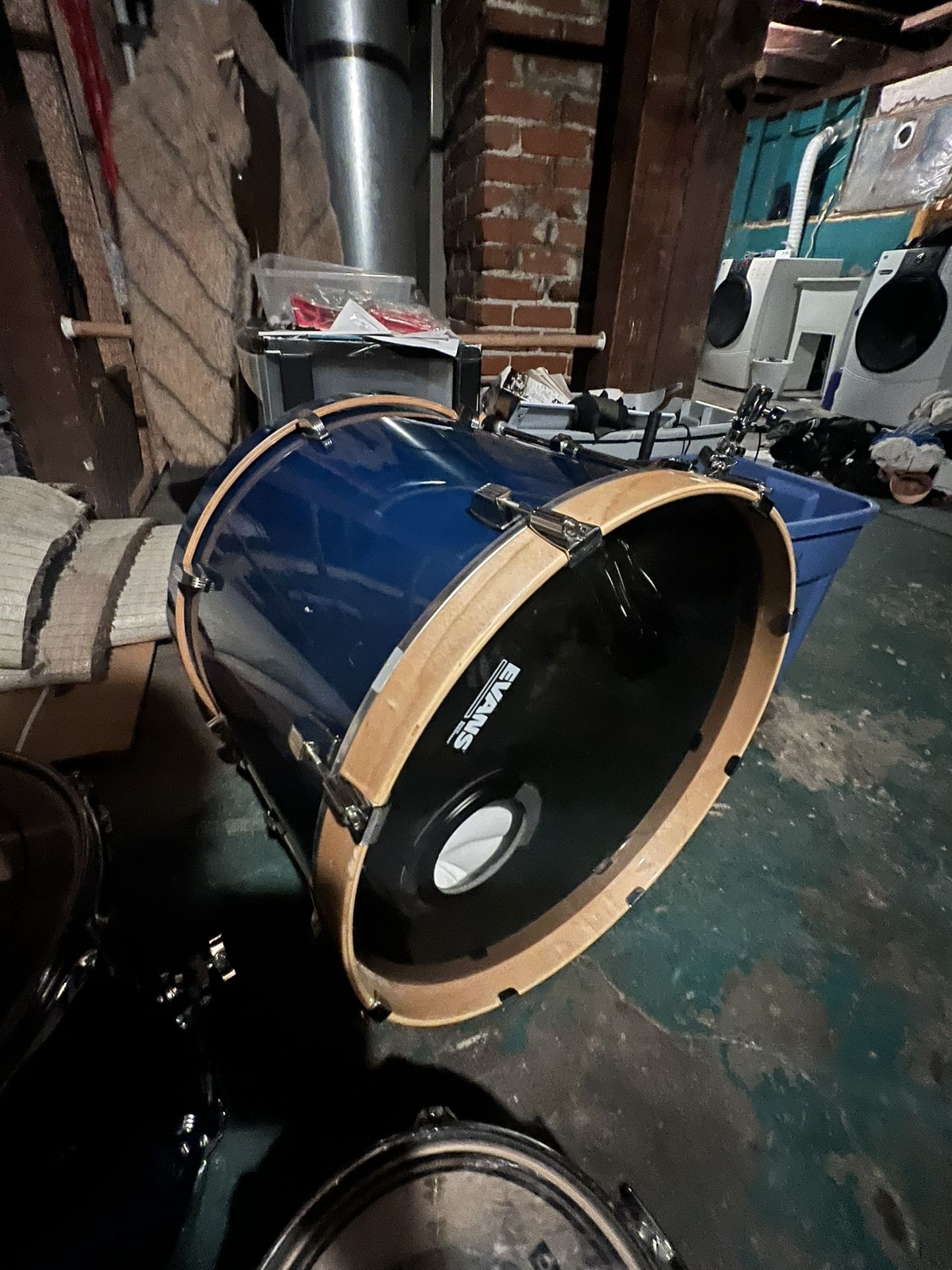 Blue Ludwig Maple Drum Kit 