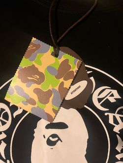 Chrome x BAPE A Bathing Ape Black Graphic Shirt