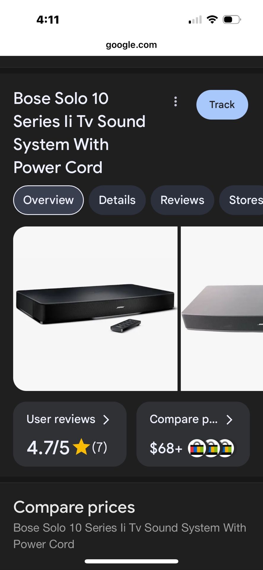 Bose   Tv Sound System 