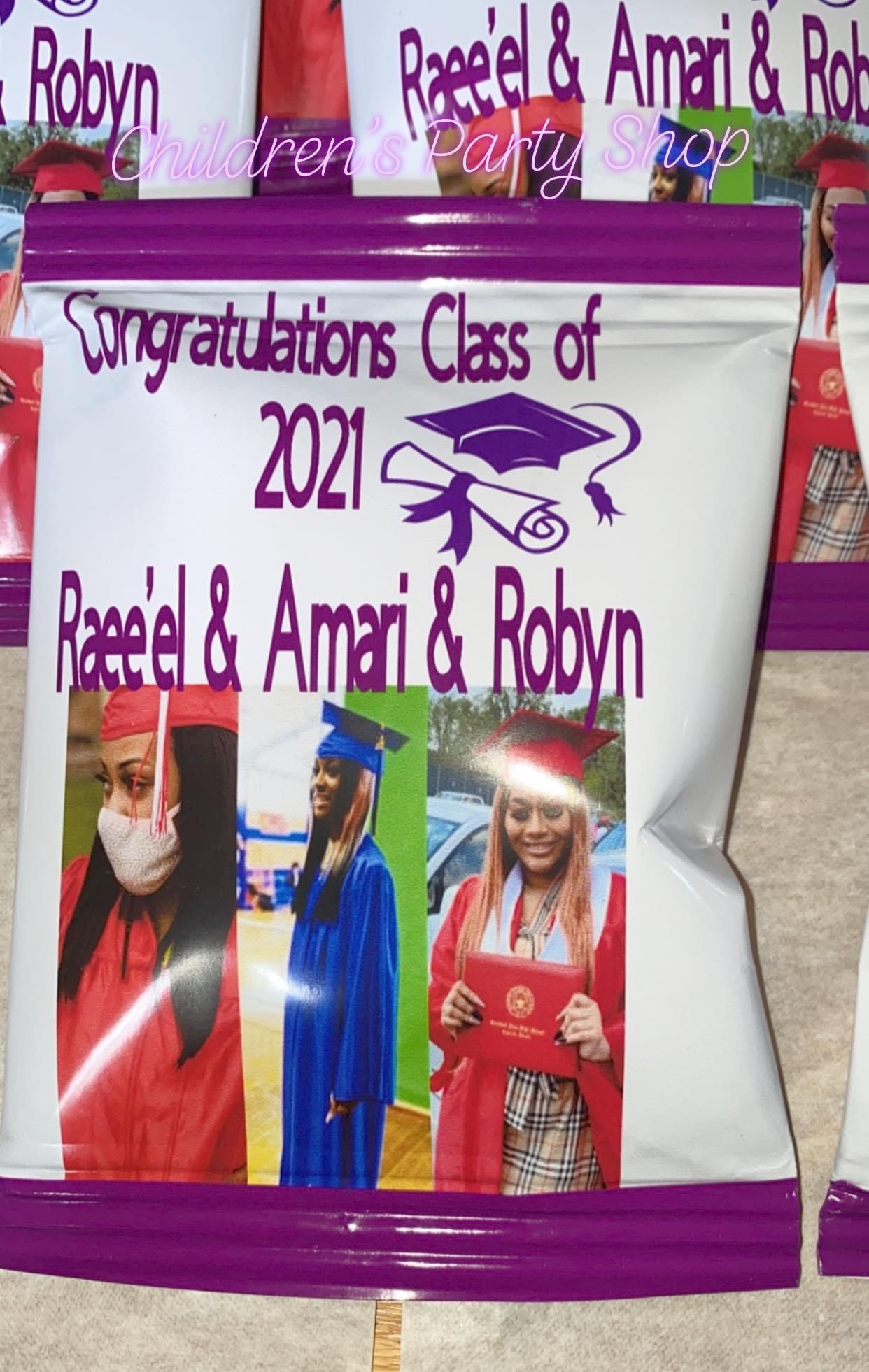 Customize Graduation Chip Bags