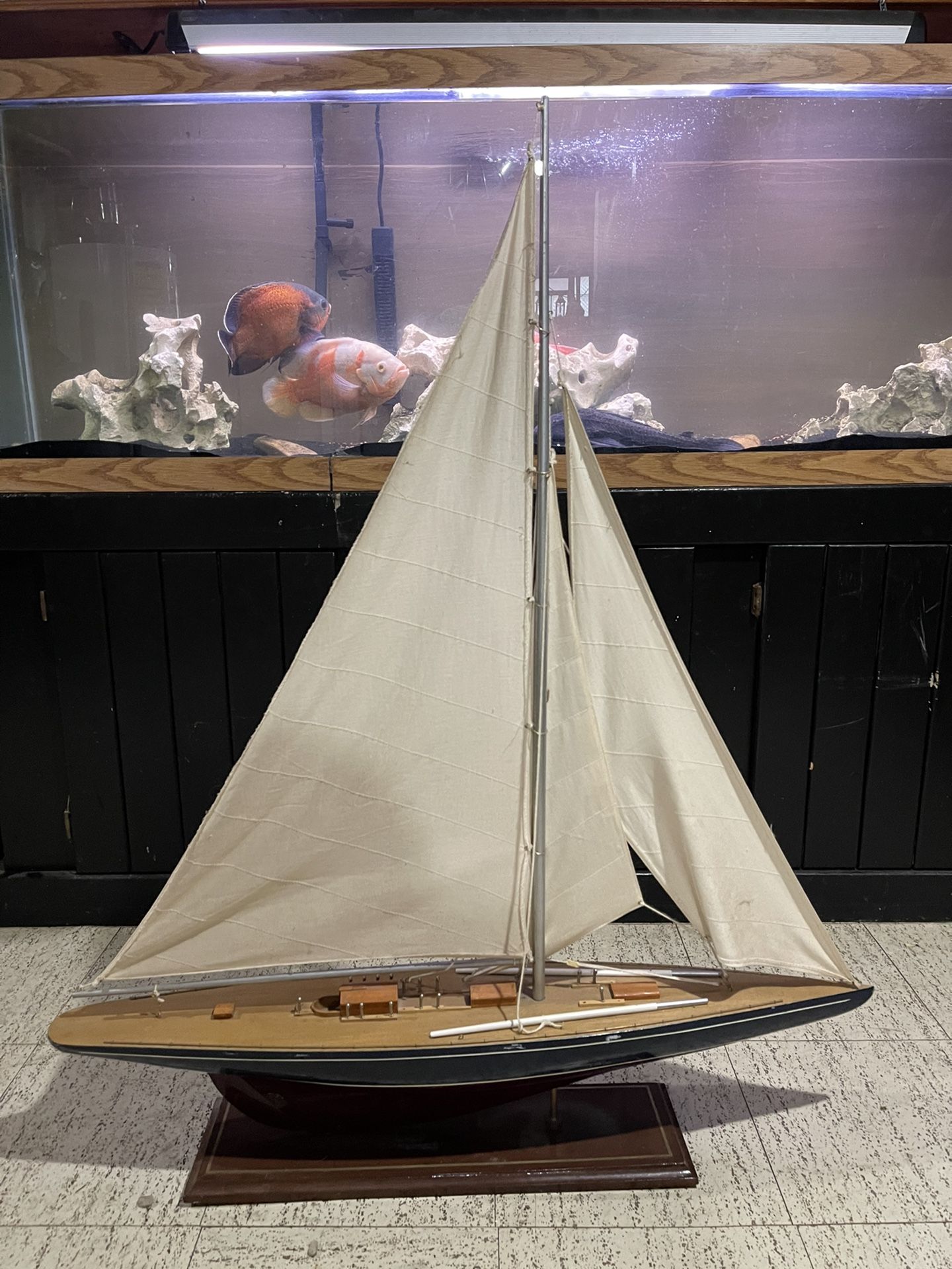 44” Tall Sail Boat 