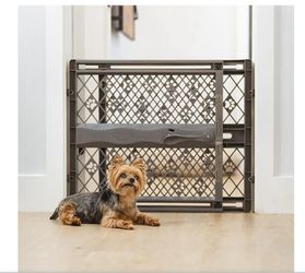 MYPET North States Paws Portable Pet Gate: 26-40" Wide. Pressure Mount. No Tools Needed 2809Z