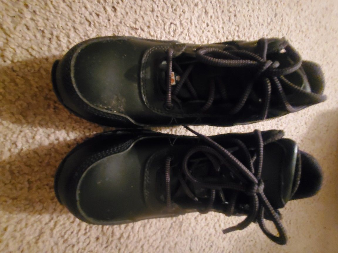 Black Men's Steel Toe Boots