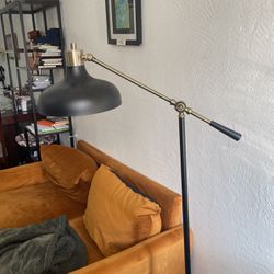 Standing floor Lamp And Matching Desk Lamp
