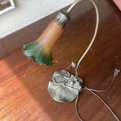 Antique Lily Pad Lamp